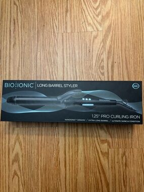 BIO IONIC Long Barrel Styler 1.25" Curling Iron